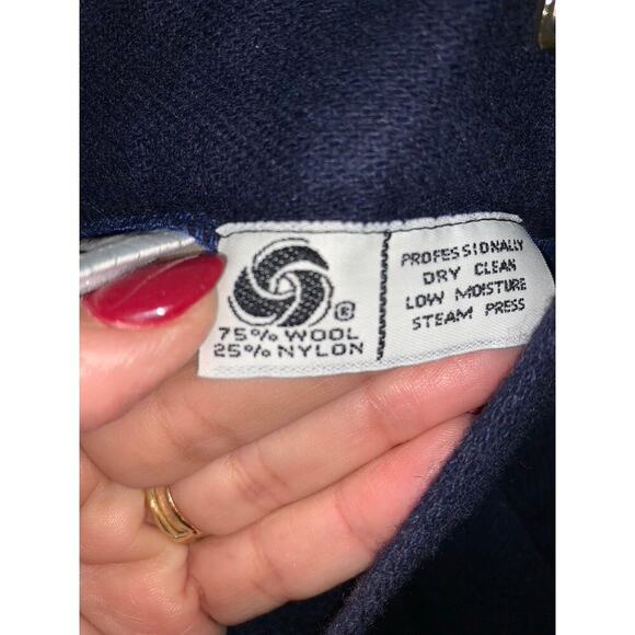 Vintage JBJ Sportswear Women's Navy Midi Skirt‎ Size 8 Lined Casual - Picture 6 of 8